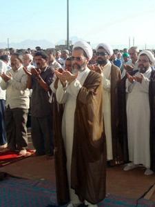 گزارش تصویری نماز عيد فطر در میبد