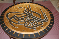 رونمایی از اولین قرآنی سنگی جهان در جشنواره ملی خوشنویسی رضوی یزد
