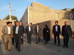 بازدید اعضای شورای اسلامی شهر و شهرداریزد از پروژه های ناحیه تاریخی +گزارش تصویری