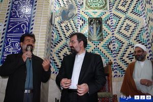 تصاویری ازحضور  محسن رضایی کاندیدای احتمالی ریاست جمهوری درمسجد بتول آزاد شهریزد