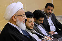 دیدار کارکنان و مدیران منابع طبیعی و جهاد کشاورزی استان با آیت الله ناصری