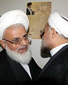 گزارش تصویری :سفر دکتر حسن روحانی  به یزد (9)-دیدار با آیت الله ناصری