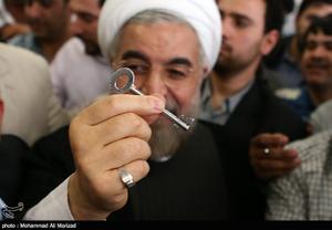 عکس/کلید حسن روحانی چه شکلی است؟