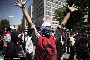 پنجمین روز اعتراضات ترکیه /تصاویر