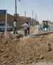 اجرای عملیات جداسازی آب فضای سبز در خیابان شهید کارگر بیده