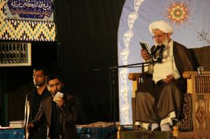 گزارش تصویری:مراسم احيا شب بیست و یکم ماه مبارک رمضان در امامزاده جعفر ع یزد 