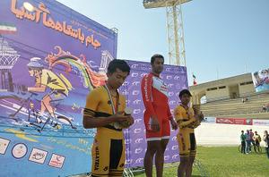  مسابقات دوچرخه سواری جام باشگاههای آسیا/ محمود پراش طلایی شد