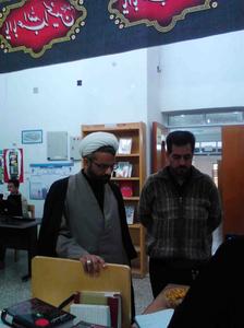 بازدید رئیس اداره تبلیغات اسلامی ابرکوه از کتابخانه های عمومی شهرستان