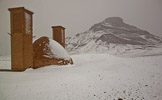 گزارش تصویری / بارش برف در یزد(دخمه زرتشتیان)(3 نظر)