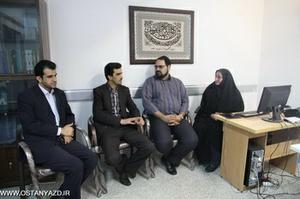 بازديد مدير كل روابط عمومي استانداري يزد از خبرگزاري هاي فارس، مهر و شبستان