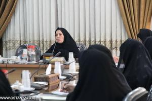 برنامه های حوزه بانوان استان در هفته زن مورد بررسی قرار گرفت