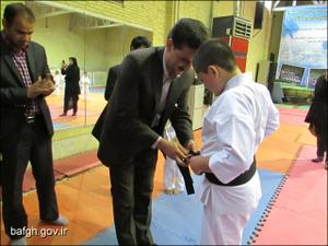 بازدید فرماندار از هیات کاراته بافق 