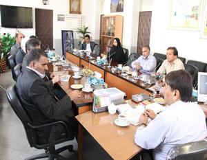  دیدار مسولین هیات والیبال استان با مدیر کل ورزش و جوانان