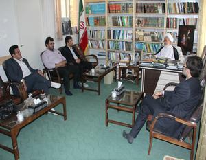 دیدار مدیرکل جدید ورزش و جوانان استان یزد با آیت الله ناصری نماینده ولی فقیه در استان و امام جمعه یزد