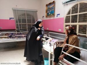 بازديد مدير كل دفتر امور بانوان و خانواده استانداري از خانه سالمندان بهار
