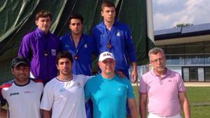 حضور باغستانی رئیس هیئت شنای یزد در اردوی تیم ملی شیرجه ایران در اتریش