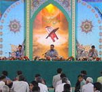 گزارش تصویری/ مراسم جزء خوانی قرآن کریم در آستان امامزاده سیدجعفر محمد(ع) یزد