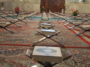  گزارش تصویری:جلسات قرائت قرآن در آستان مبارک حضرت حسین بن موسی کاظم طبس