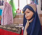 گزارش تصویری/ نمایشگاه عفاف و حجاب در مرکز علمی کاربردی آیت الله خامنه ای(مدظله العالی)