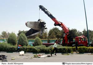 تصاویر سقوط هواپیمای مسافر بری آنتونوف ایران-140 در تهران