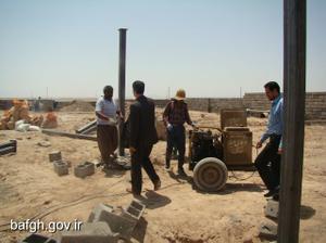 بازديد فرماندار بافق از مجتمع گاو شيري 