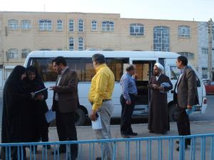 بازدید اعضای کمیسیون عمران و توسعه شورای اسلامی شهر یزد از پروژه جوی هرهر