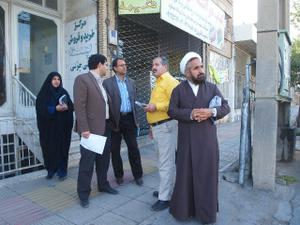 بازدید اعضای کمیسیون عمران و توسعه شورای اسلامی شهر یزد ازساماندهی امیرچخماق