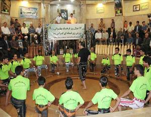 جشن گلریزان در حمایت از مردم غزه در یزد برگزار شد
