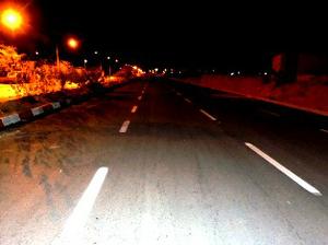 30  هزار متر خط كشي معابر شهري طبس انجام شد