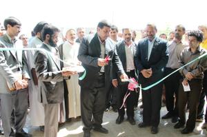 افتتاح ایستگاه شیر منصوری گاریزات با حضور مسئولان شهرستان تفت 