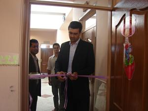 افتتاح بخش کودک کتابخانه عمومی شهید مطهری شهرستان مهریز توسط فرماندار 
