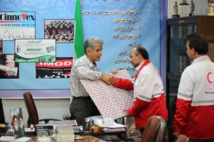 دیدار مدیر عامل جمعیت هلال احمر با معاون غذا و دارو دانشگاه علوم پزشکی شهیدصدوقی یزد