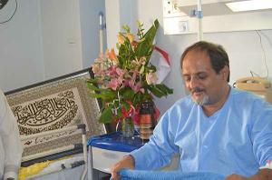 عیادت فرماندار سابق یزد از مدیر مسئول یزد فردا