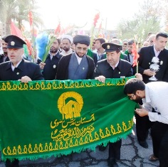 خادمان حرم رضوي در ميقات الرضا ميهمان برادر امام رئوف + تصاوير