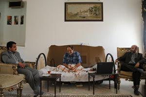 عیادت مدیر کل امور اتباع و مهاجرین خارجی ازمدیرمسئول سایت خبری یزدفردا 