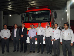 بازدید سرزده فرماندار یزد از ایستگاه شماره یک سازمان آتش نشانی و خدمات ایمنی