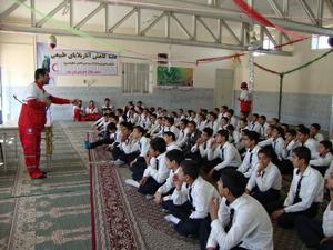 برگزاری مانور زلزله به مناسبت هفته کاهش اثرات بلایای طبیعی 