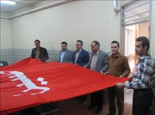 مركزآموزشی وفرهنگی سما دانشگاه آزاد اسلامی یزد،میزبان پرچم سرخ گنبد مطهر امام حسین(ع) 