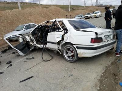 تصادف در مهریز ۹ زخمی زخمی برجا گذاشت