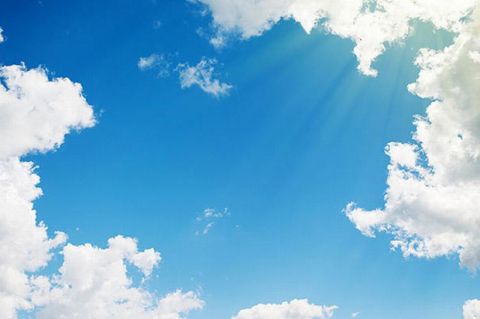 آسمانی نیمه ابری در استان یزد