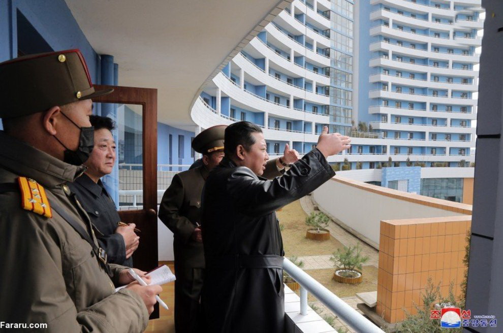 (تصاویر)بازدید کیم جونگ اون از پروژه ساخت بلندترین ساختمان مسکونی تاریخ کره 