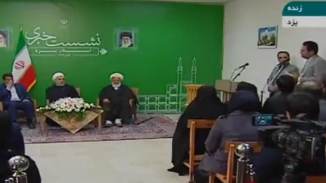 فیلم نشست رسانه ای دکتر روحانی رییس جمهور با اصحاب رسانه استان یزد 