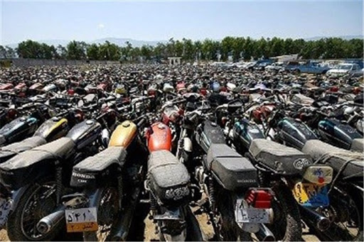 آزاد سازی موتورسیکلت های رسوبی در یزد